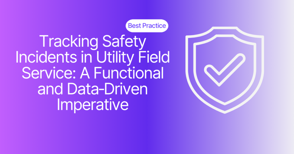 Tracking Safety Incidents in Utility Field Service: A Functional and Data‘Driven Imperative